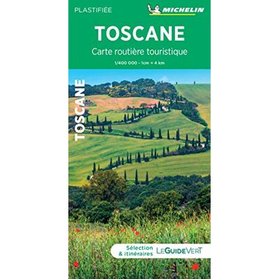 Michelin Toscane : Carte Routière Et Touristique - Publicité Michelin Toscane : Carte Routière Et Touristique - Publicité