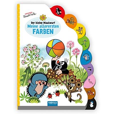 Trötsch Verlag Trötsch Der Kleine Maulwurf Pappenbuch Mit Register Meine Allerersten Farben: Entdeckerbuch Beschäftigungsbuch Spielbuch Bilderbuch - Publicité Trötsch Verlag Trötsch Der Kleine Maulwurf Pappenbuch Mit Register Meine Allerersten Farben: Entdeckerbuch Beschäftigungsbuch Spielbuch Bilderbuch - Publicité
