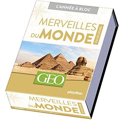 GEO Merveilles Du Monde : En 365 Jours - Publicité GEO Merveilles Du Monde : En 365 Jours - Publicité