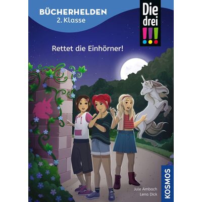 Jule Ambach Die Drei !!!, Bücherhelden 2. Klasse, Rettet Die Einhörner!: Gut Lesen Können - Kinderbuch Für Erstleser Ab 7 Jahren - Spannende Detektivgeschichten Mit Kim, Franzi Und Marie - Publicité Jule Ambach Die Drei !!!, Bücherhelden 2. Klasse, Rettet Die Einhörner!: Gut Lesen Können - Kinderbuch Für Erstleser Ab 7 Jahren - Spannende Detektivgeschichten Mit Kim, Franzi Und Marie - Publicité