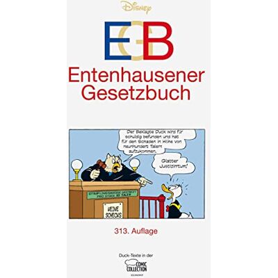 Walt Disney Egb - Entenhausener Gesetzbuch - Publicité Walt Disney Egb - Entenhausener Gesetzbuch - Publicité