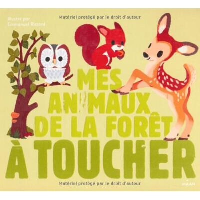 Milan Mes Animaux De La Forêt À Toucher - Publicité Milan Mes Animaux De La Forêt À Toucher - Publicité