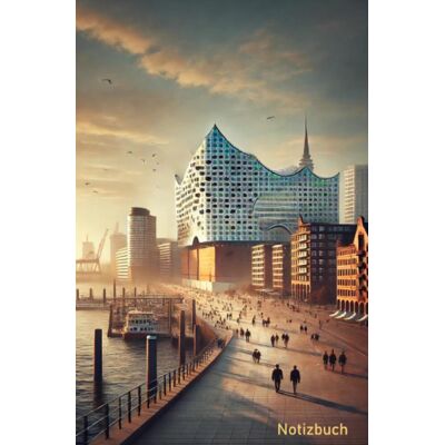 Elizabeth Potter Notizbuch Hamburg: Hafen, Modernes Design - 100 Seiten/ 14,5 X 19cm/ Liniert/ 90g M2/ Cremeweißes Papier - Publicité Elizabeth Potter Notizbuch Hamburg: Hafen, Modernes Design - 100 Seiten/ 14,5 X 19cm/ Liniert/ 90g M2/ Cremeweißes Papier - Publicité
