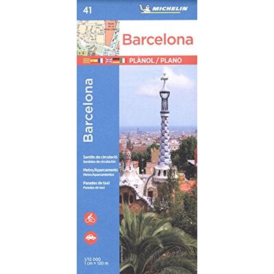 Michelin Barcelona Map No. 41: City Plans (Planos Michelin) - Publicité Michelin Barcelona Map No. 41: City Plans (Planos Michelin) - Publicité