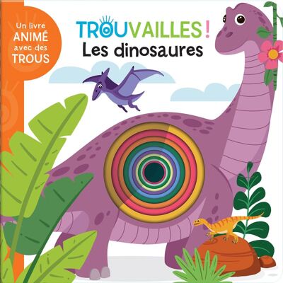 Corinne Delporte Les Dinosaures - Livre À Trous Dès 18 Mois. Publicité Corinne Delporte Les Dinosaures - Livre À Trous Dès 18 Mois. Publicité