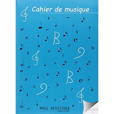Collectif Cahier De Musique 12 Portées Papier Ivoire 48 Pages - Publicité Collectif Cahier De Musique 12 Portées Papier Ivoire 48 Pages - Publicité