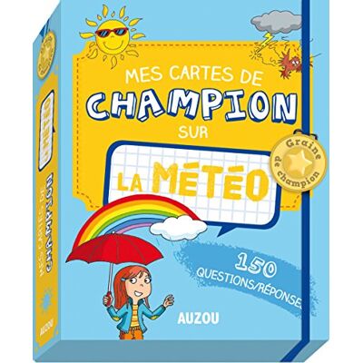 Marie-Hélène Tran-Duc Mes Cartes De Champion Sur La Météo : 150 Questions-Réponses - Publicité Marie-Hélène Tran-Duc Mes Cartes De Champion Sur La Météo : 150 Questions-Réponses - Publicité