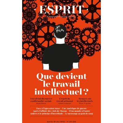 Anne Dujin Esprit, N° 517-518. Que Devient Le Travail Intellectuel ? - Publicité Anne Dujin Esprit, N° 517-518. Que Devient Le Travail Intellectuel ? - Publicité