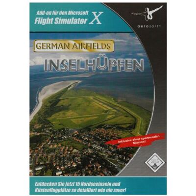 German Airfields, Inselhüpfen, Cd-Rom Add-On Für Den Microsoft Flight Simulator X. Für Windows Xp (Sp2), Vista - Publicité German Airfields, Inselhüpfen, Cd-Rom Add-On Für Den Microsoft Flight Simulator X. Für Windows Xp (Sp2), Vista - Publicité