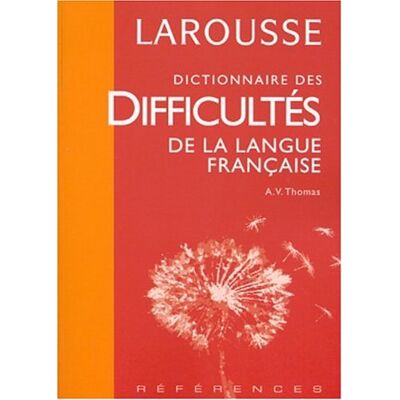 Larousse Dictionnaire Des Difficultés De La Langue Française (Références) - Publicité Larousse Dictionnaire Des Difficultés De La Langue Française (Références) - Publicité