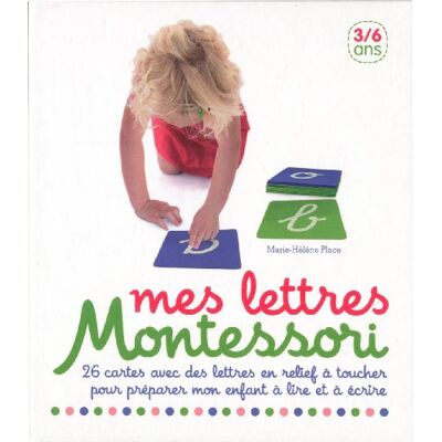 Collectif Mes Lettres Montessori : 26 Cartes Avec Des Lettres En Relief À Toucher Pour Préparer Mon Enfant À Lire Et À Écrire - Publicité Collectif Mes Lettres Montessori : 26 Cartes Avec Des Lettres En Relief À Toucher Pour Préparer Mon Enfant À Lire Et À Écrire - Publicité