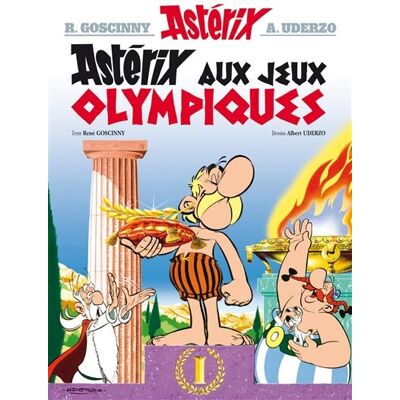 Albert Uderzo Une Aventure D'Astérix. Vol. 12. Astérix Aux Jeux Olympiques - Publicité Albert Uderzo Une Aventure D'Astérix. Vol. 12. Astérix Aux Jeux Olympiques - Publicité