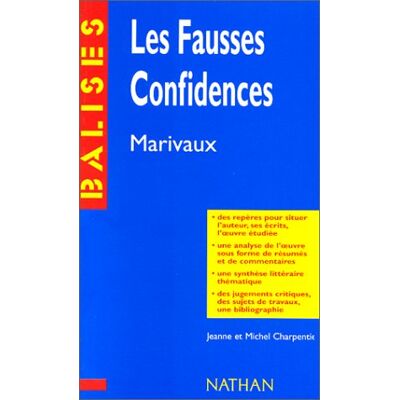Jeanne Charpentier Les Fausses Confidences, Marivaux - Publicité Jeanne Charpentier Les Fausses Confidences, Marivaux - Publicité