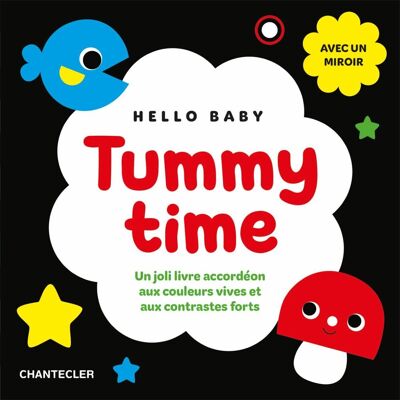 Hello Baby : Tummy Time : Un Joli Livre Accordéon Aux Couleurs Vives Et Aux Contrastes Forts - Publicité Hello Baby : Tummy Time : Un Joli Livre Accordéon Aux Couleurs Vives Et Aux Contrastes Forts - Publicité