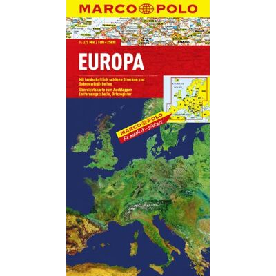 Marco Polo Länderkarte Europa Physisch 1:2,5 Mio. Publicité Marco Polo Länderkarte Europa Physisch 1:2,5 Mio. Publicité