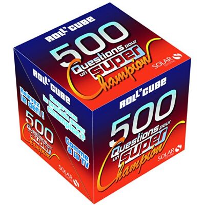 Solar Roll'Cube : 500 Questions Pour Un Super Champion - Publicité Solar Roll'Cube : 500 Questions Pour Un Super Champion - Publicité