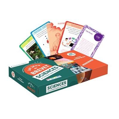 Collectif Les Jeux Du Brevet - Sciences: 80 Cartes, 3 Principes De Jeu + 1 Livret Pédagogique - Publicité Collectif Les Jeux Du Brevet - Sciences: 80 Cartes, 3 Principes De Jeu + 1 Livret Pédagogique - Publicité