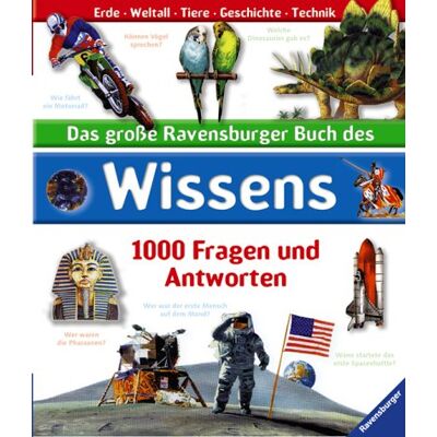 Das Große Ravensburger Buch Des Wissens: 1000 Fragen Und Antworten - Publicité Das Große Ravensburger Buch Des Wissens: 1000 Fragen Und Antworten - Publicité