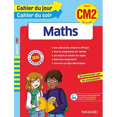 Collectif Maths Cm2, Cycle 3, 10-11 Ans : Nouveaux Programmes 2016 - Publicité Collectif Maths Cm2, Cycle 3, 10-11 Ans : Nouveaux Programmes 2016 - Publicité