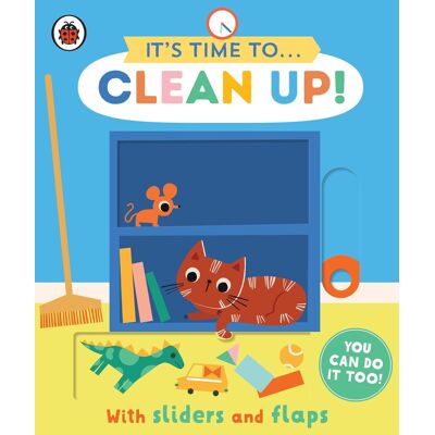 Ladybird It'S Time To... Clean Up!: You Can Do It Too, With Sliders And Flaps - Publicité Ladybird It'S Time To... Clean Up!: You Can Do It Too, With Sliders And Flaps - Publicité