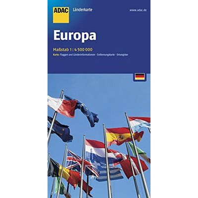 Collectif Adac Länderkarte Europa 1:4,5 Mio. (Adac Länderkarten) - Publicité Collectif Adac Länderkarte Europa 1:4,5 Mio. (Adac Länderkarten) - Publicité