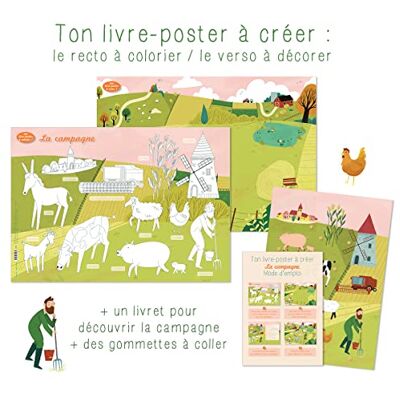 Anne Baudier La Campagne : Ton Livre-Poster À Créer - Publicité Anne Baudier La Campagne : Ton Livre-Poster À Créer - Publicité