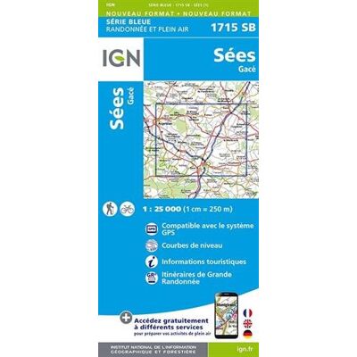 IGN Sees Gace 1 : 25000 - Publicité IGN Sees Gace 1 : 25000 - Publicité