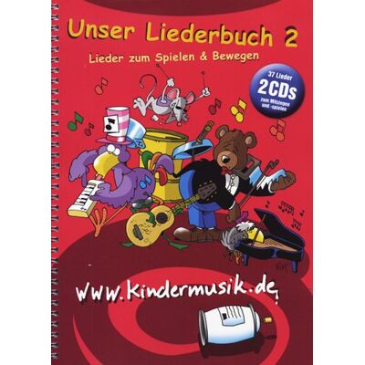Various Unser Liederbuch 2: Lieder Zum Spielen Und Bewegen - Publicité Various Unser Liederbuch 2: Lieder Zum Spielen Und Bewegen - Publicité