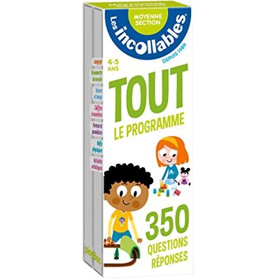 Les Incollables : Tout Le Programme Moyenne Section : 350 Questions Réponses, 4-5 Ans - Publicité Les Incollables : Tout Le Programme Moyenne Section : 350 Questions Réponses, 4-5 Ans - Publicité