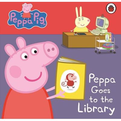 Ladybird Peppa Pig: Peppa Goes To The Library: My First Storybook - Publicité Ladybird Peppa Pig: Peppa Goes To The Library: My First Storybook - Publicité