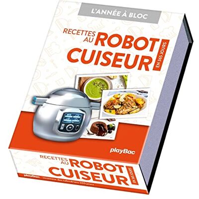 Play Bac Recettes Au Robot Cuiseur : En 365 Jours - Publicité Play Bac Recettes Au Robot Cuiseur : En 365 Jours - Publicité