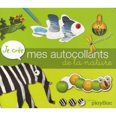 Play Bac Je Crée Mes Autocollants De La Nature - Publicité Play Bac Je Crée Mes Autocollants De La Nature - Publicité