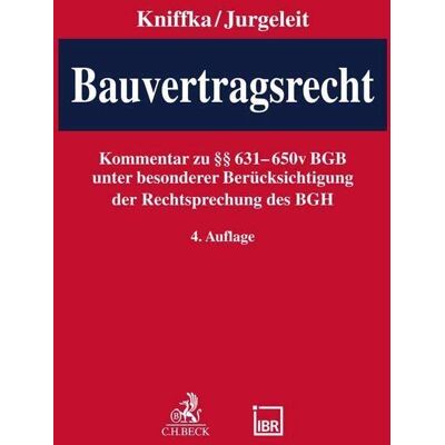 Rolf Kniffka Bauvertragsrecht - Publicité Rolf Kniffka Bauvertragsrecht - Publicité
