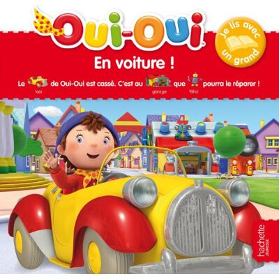 Hachette En Voiture : Je Lis Avec Un Grand - Publicité Hachette En Voiture : Je Lis Avec Un Grand - Publicité