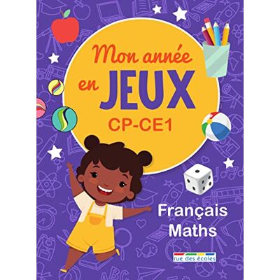 Collectif Mon Année En Jeux Cp-Ce1 : Français, Maths - Publicité Collectif Mon Année En Jeux Cp-Ce1 : Français, Maths - Publicité