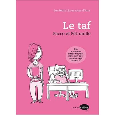 Pacco Les Petits Livres Roses D'Ana. Le Taf - Publicité Pacco Les Petits Livres Roses D'Ana. Le Taf - Publicité