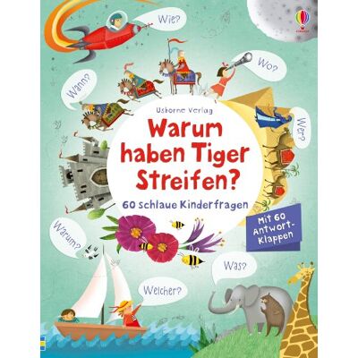 Katie Daynes Warum Haben Tiger Streifen?: 60 Schlaue Kinderfragen - Publicité Katie Daynes Warum Haben Tiger Streifen?: 60 Schlaue Kinderfragen - Publicité