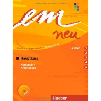 Michaela Perlmann-Balme Em Neu 2008 Hauptkurs: Deutsch Als Fremdsprache / Kursbuch + Arbeitsbuch, Lektion 1-5 Mit Arbeitsbuch-Audio-Cd: Deutsch Als Fremdsprache Niveaustufe B2. Ein Lehrwerk Im Baukastensystem - Publicité Michaela Perlmann-Balme Em Neu 2008 Hauptkurs: Deutsch Als Fremdsprache / Kursbuch + Arbeitsbuch, Lektion 1-5 Mit Arbeitsbuch-Audio-Cd: Deutsch Als Fremdsprache Niveaustufe B2. Ein Lehrwerk Im Baukastensystem - Publicité