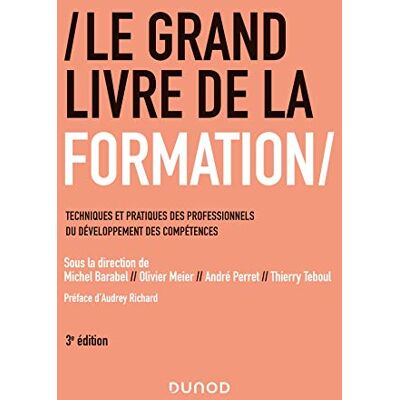 Collectif Le Grand Livre De La Formation : Techniques Et Pratiques Des Professionnels Du Développement Des Compétences - Publicité Collectif Le Grand Livre De La Formation : Techniques Et Pratiques Des Professionnels Du Développement Des Compétences - Publicité