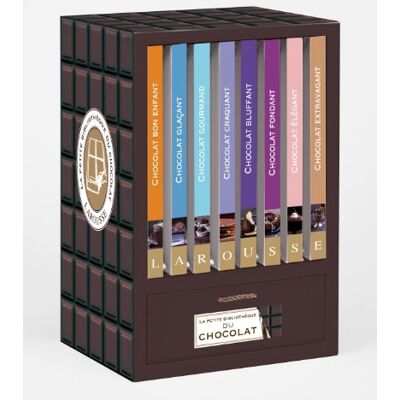 Larousse La Petite Bibliothèque Du Chocolat - Publicité Larousse La Petite Bibliothèque Du Chocolat - Publicité
