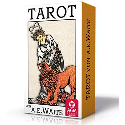 Arthur Edward Waite & Pamela Colman Smith Premium Tarot Von A.E. Waite (Tarotkarten Im Pocketformat, 5,7 X 8,9 Cm) - Publicité Arthur Edward Waite & Pamela Colman Smith Premium Tarot Von A.E. Waite (Tarotkarten Im Pocketformat, 5,7 X 8,9 Cm) - Publicité