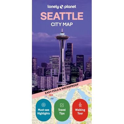 Lonely Planet Seattle City Map - Publicité Lonely Planet Seattle City Map - Publicité