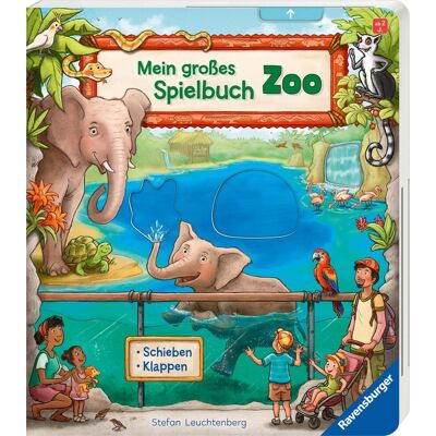 Lieselotte Jacob Mein Großes Spielbuch - Zoo - Publicité Lieselotte Jacob Mein Großes Spielbuch - Zoo - Publicité