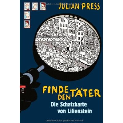 Julian Press Finde Den Täter - Die Schatzkarte Von Lilienstein: Band 8 - Publicité Julian Press Finde Den Täter - Die Schatzkarte Von Lilienstein: Band 8 - Publicité