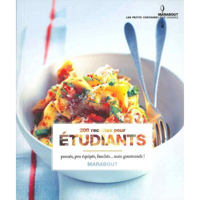 Marabout 200 Recettes Pour Étudiants : Pressés, Fauchés... Mais Gourmands ! - Publicité Marabout 200 Recettes Pour Étudiants : Pressés, Fauchés... Mais Gourmands ! - Publicité