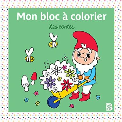 Les Contes : Mon Bloc À Colorier - Publicité Les Contes : Mon Bloc À Colorier - Publicité