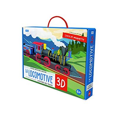Ester Tomè Voyage, Découvre, Explore. La Locomotive 3d : L'Histoire Des Trains - Publicité Ester Tomè Voyage, Découvre, Explore. La Locomotive 3d : L'Histoire Des Trains - Publicité
