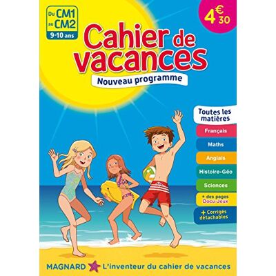 Collectif Cahier De Vacances Du Cm1 Au Cm2, 9-10 Ans : Toutes Les Matières : Nouveau Programme - Publicité Collectif Cahier De Vacances Du Cm1 Au Cm2, 9-10 Ans : Toutes Les Matières : Nouveau Programme - Publicité