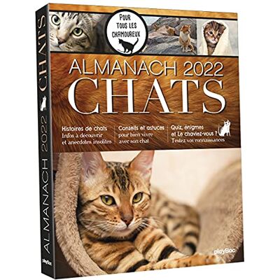 Play Bac Chats : Almanach 2022 - Publicité Play Bac Chats : Almanach 2022 - Publicité