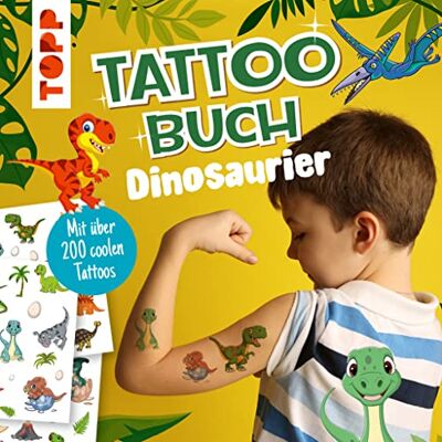 frechverlag Tattoobuch Dinosaurier: Mit Über 200 Coolen Tattoos - Publicité frechverlag Tattoobuch Dinosaurier: Mit Über 200 Coolen Tattoos - Publicité